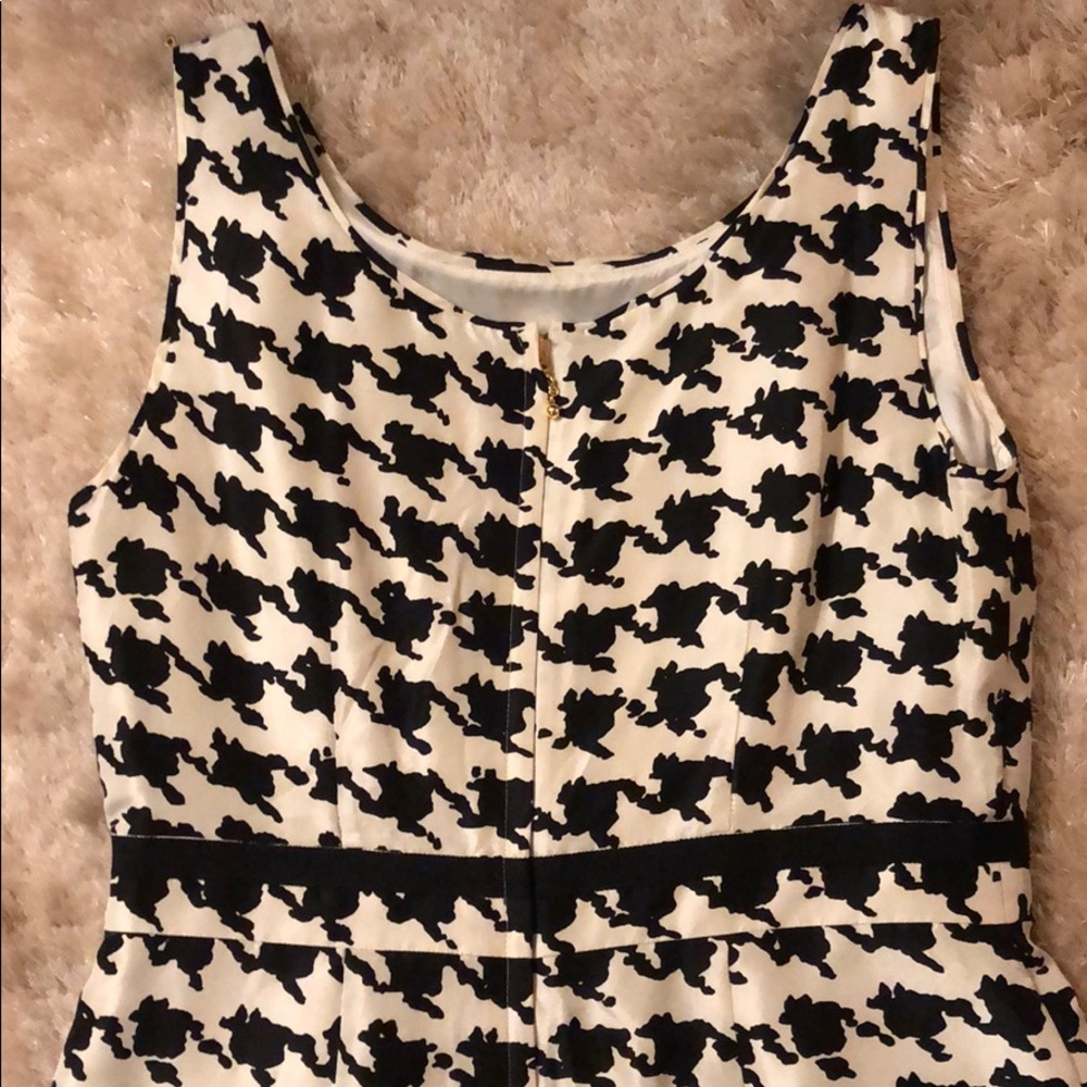 Silk houndstooth kate spade dress - Picture 4 of 7
